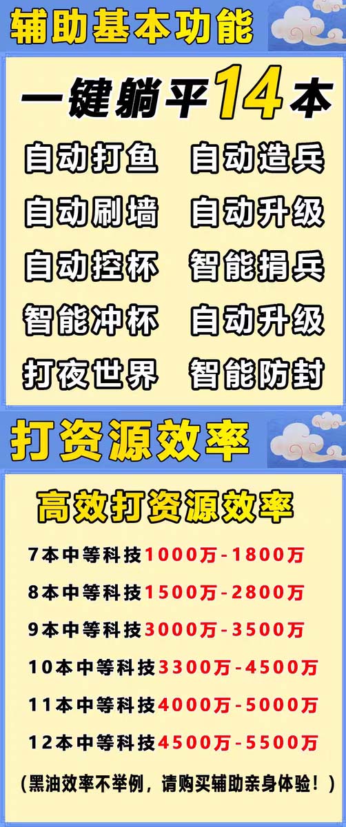 （6060期）最新coc部落冲突辅助脚本，自动刷墙刷资源捐兵布阵宝石【永久脚本+教程】插图5