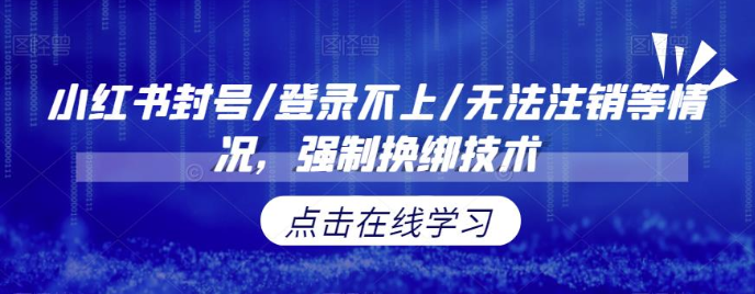小红书封号/登录不上/无法注销等情况，强制换绑技术插图