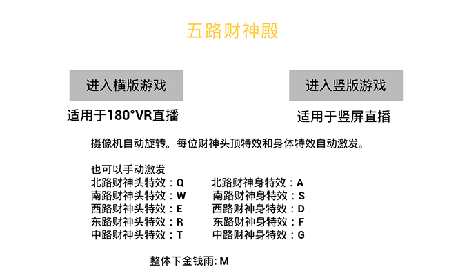 （7359期）VR全景模式五路财神无人直播玩法，抖音目前最火玩法独家制作【吸金又吸睛】插图1