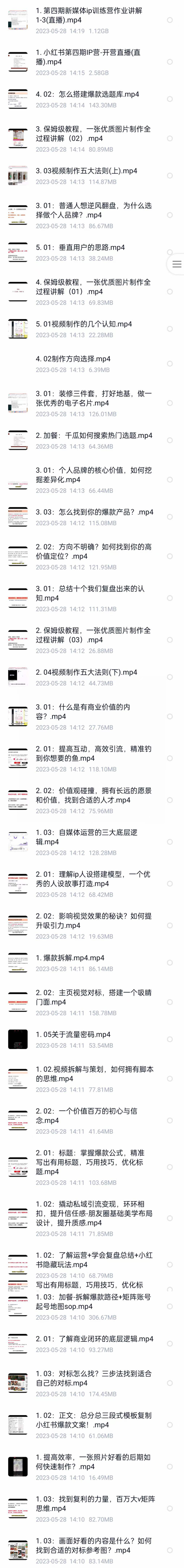 （7413期）自媒体-成长IP训练营【第4期】：带你从0到1跑通小红书-闭环（39节）插图1