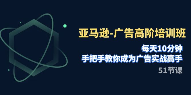 亚马逊-广告高阶培训班，每天10分钟，手把手教你成为广告实战高手（51节）插图