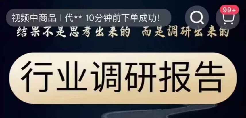 行业调研报告，结果不是思考出来的而是调研出来的插图