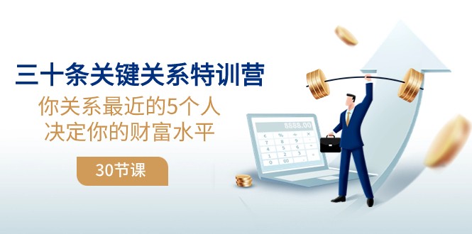三十条关键关系特训营：你关系最近的5个人决定你的财富水平插图