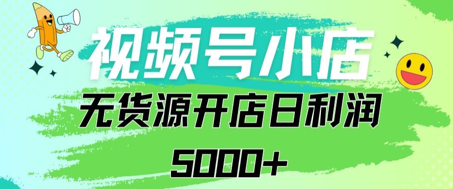 视频号无货源小店从0到1日订单量千单以上纯利润稳稳5000+插图
