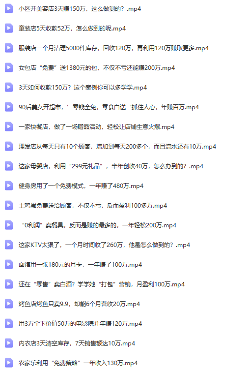 （9607期）真实有效391套商业模式，年入几十到几百万案例解析（电子书+视频+图文）插图8