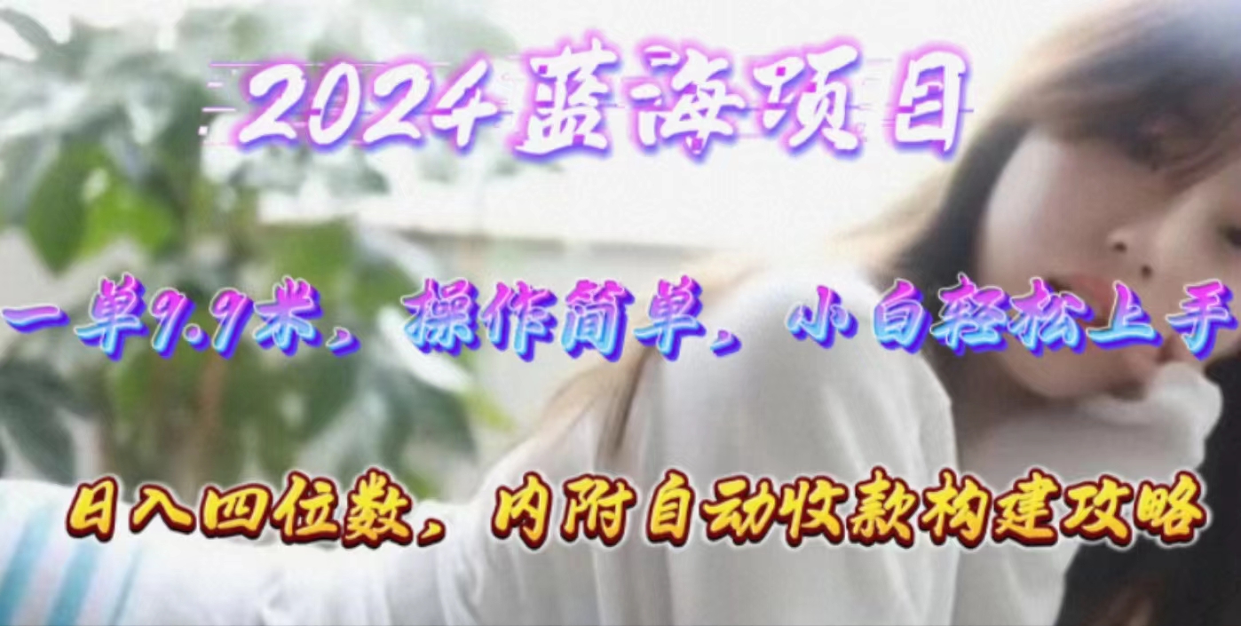 （10204期）年轻群体的蓝海市场，1单9.9元，操作简单，小白轻松上手，日入四位数插图