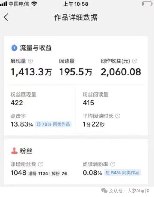 分享AI副业赚钱变现项目一条简单的指令分分钟搞成10W爆文插图12