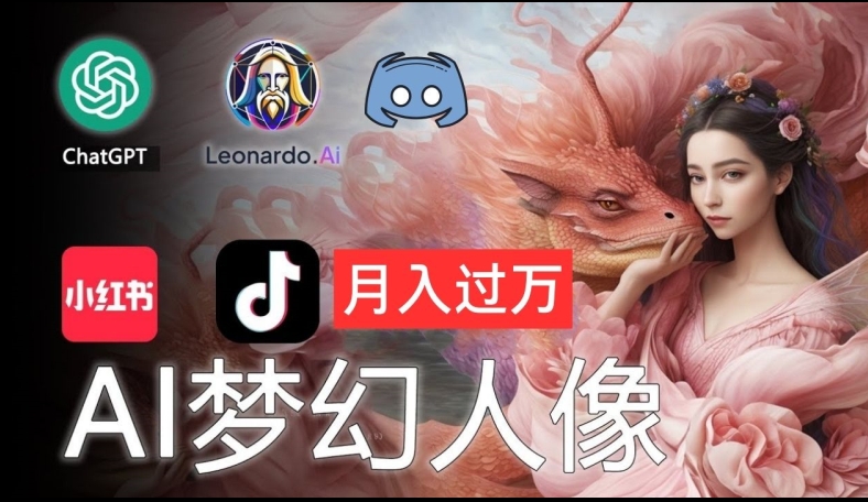 AI摄影梦幻人像：零基础也能月入过万的秘密插图