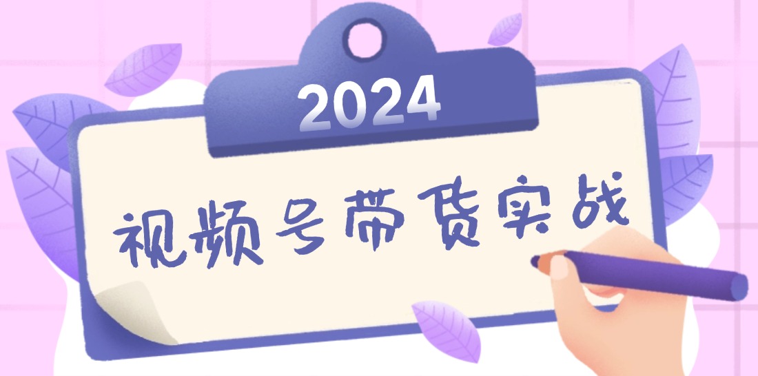 （12612期）2024视频号最新带货实战课：无人直播/书单号卖货/个人IP口播 (附资料素材)插图