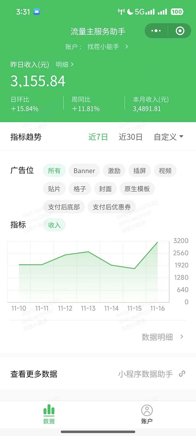 （13362期）微信小程序撸广告6.0升级玩法，全新变现方式，日均收益2000+插图1