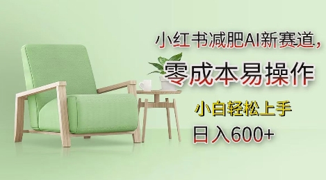 小红书减肥AI新赛道，零成本易操作，日入多张，小白轻松上手插图