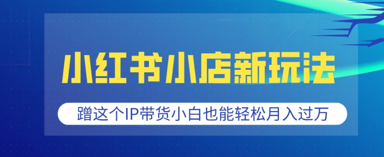 小红书小店新玩法，蹭这个IP带货，小白也能轻松月入过W插图