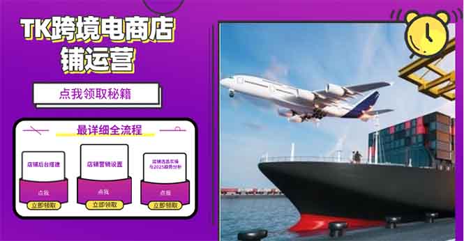 （13951期）2025TK跨境电商选品趋势0到1店铺搭建最全实操讲解，轻松在家把货卖出国插图