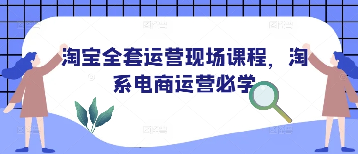 淘宝全套运营现场课程，淘系电商运营必学插图