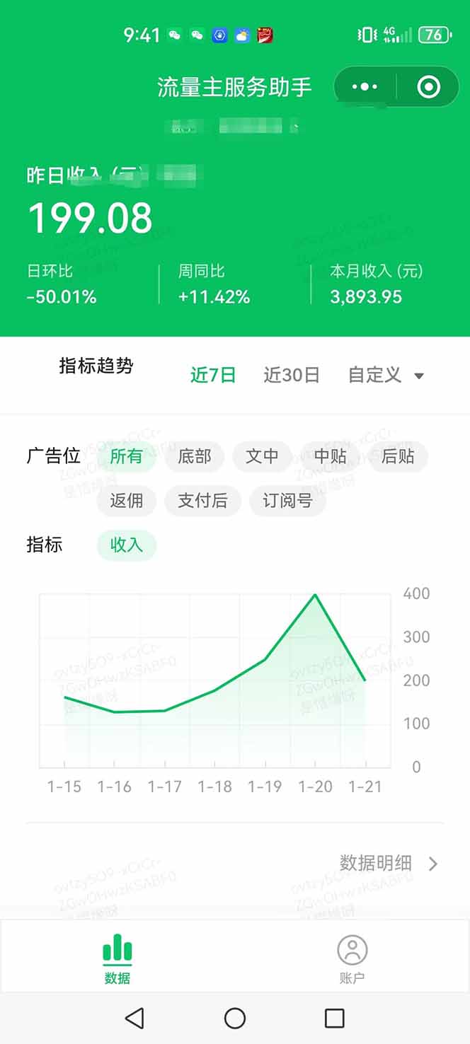 （14030期）AI+公众号写情感短文，每天200+流量主收益，已稳定一年之久插图1