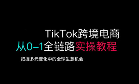 TikTok跨境电商从0-1全链路全方位实操教程，把握多元变化中的全球生意机会插图