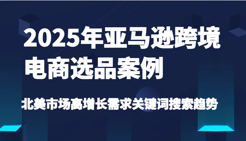 2025年亚马逊跨境电商选品案例-北美市场高增长需求关键词搜索趋势（更新)插图