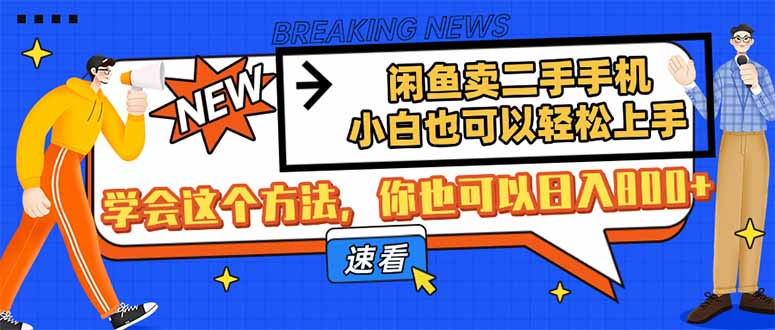 （14221期）闲鱼卖二手手机，小白也可以轻松上手，学会这个方法，你也可以日入800+插图