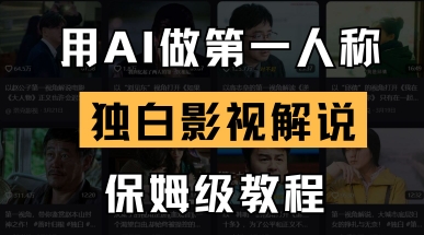 用AI做第一人称独白影视解说，手把手教学，保姆级教程插图