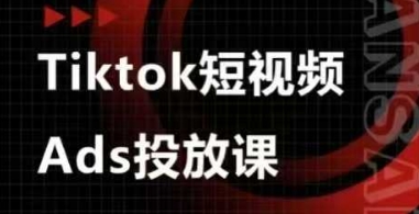 Ads视频投放课，tiktok短视频广告投放课插图