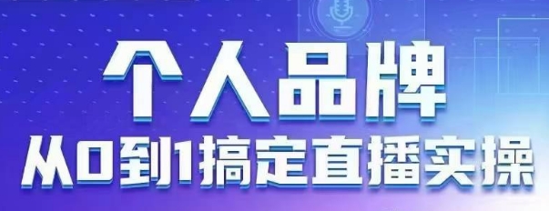 个人品牌：从0到1搞定直播实操，用直播为你的个人品牌赋能，六大实操板块，放大个人影响力插图