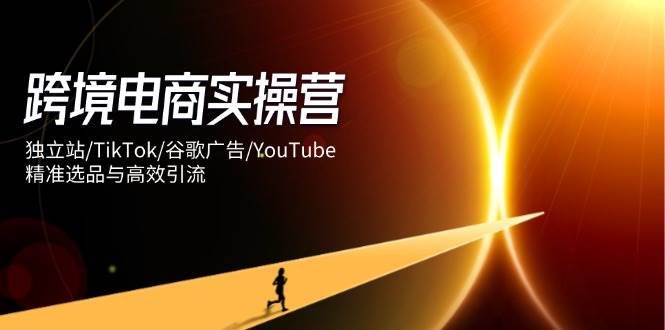 跨境电商实操营：独立站/TikTok/谷歌广告/YouTube，精准选品与高效引流插图