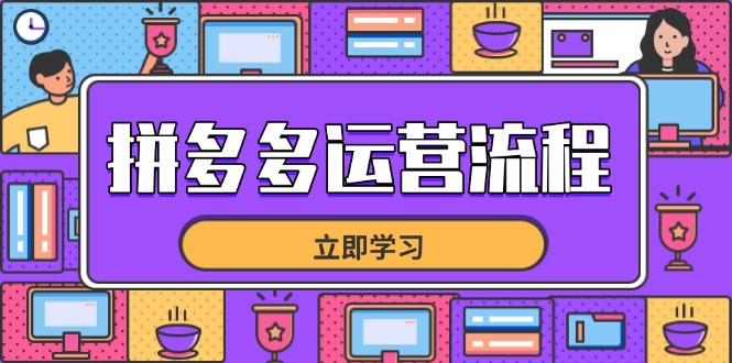 （14503期）拼多多运营流程，从选品到流量，全链路运营技巧，助力店铺爆单插图