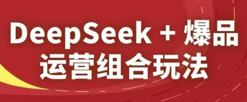 DeepSeek+爆品运营组合玩法，2025淘系精品课插图