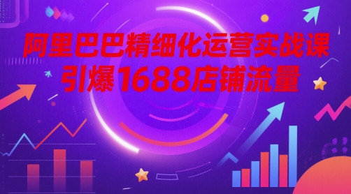 阿里巴巴精细化运营实战课，引爆1688店铺流量插图