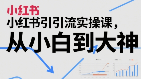 小红书引流实操课，从小白到大神插图
