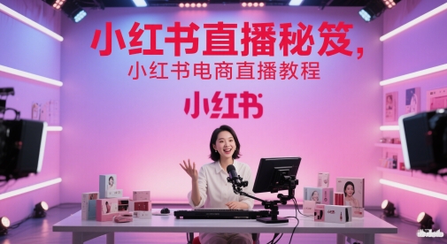 小红书直播秘笈，小红书电商直播教程插图