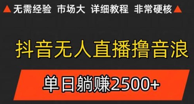 抖音无人直播6.0 简单无脑可矩阵 每天两小时轻松躺赚500+插图