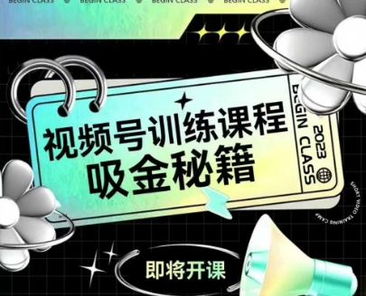 如何做好视频号，视频号训练课程，吸金秘籍插图
