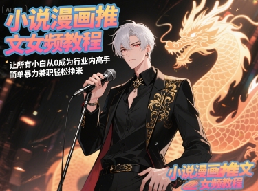 小说漫画推文女频教程，让所有小白从0成为行业内高手，简单暴力兼职轻松挣米插图