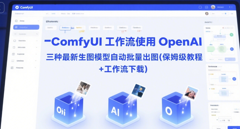 ComfyUI 工作流使用 OpenAI 三种最新生图模型自动批量出图(保姆级教程+工作流下载)插图