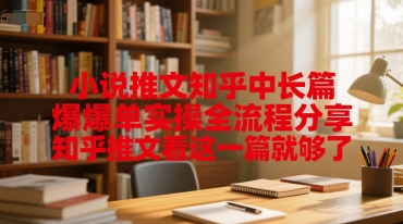 小说推文知乎中长篇爆单实操全流程分享，知乎推文看这一篇就够了插图
