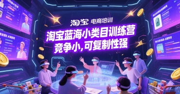 淘宝蓝海小类目训练营， 竞争小，可复制性强插图