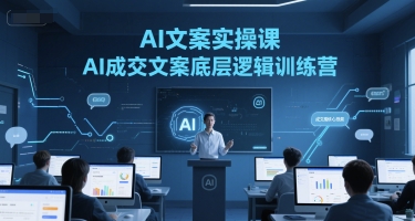 AI文案实操课，AI成交文案底层逻辑训练营插图