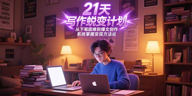 （15204期）21天写作蜕变计划，从下笔困难到爆文创作，系统掌握变现方法论插图