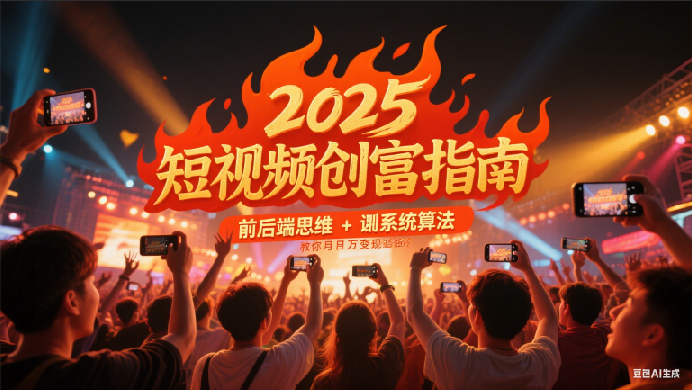 2025短视频创富指南，前后端思维 + 系统算法，教你月入过万变现路径插图