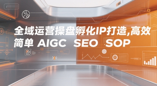 全域运营操盘孵化IP打造，高效 简单 AIGC SEO SOP插图
