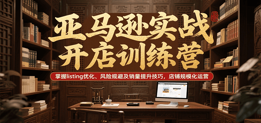 亚马逊实战开店训练营，掌握listing优化、风险规避及销量提升技巧，店铺规模化运营插图