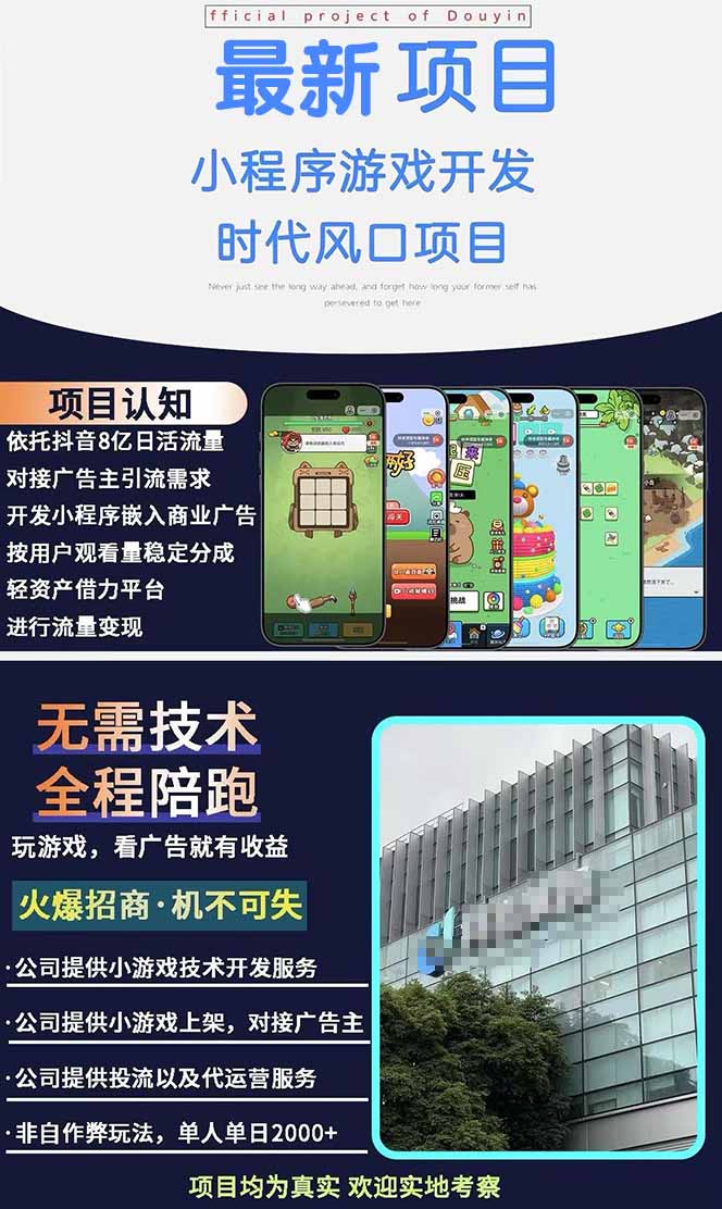 （15442期）2025最热抖音项目 Ai时代风口项目小程序游戏开发 实测单个游戏日收入1800+插图1