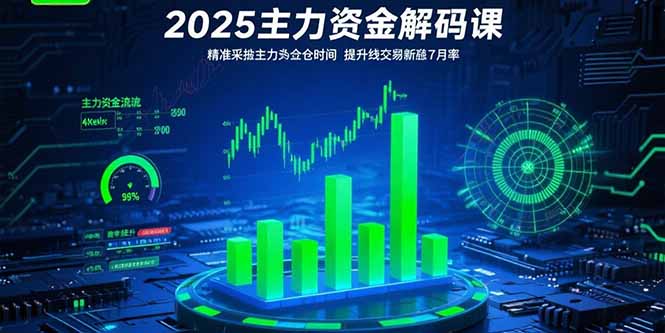 （15511期）2025主力资金解码课：精准捕捉主力建仓时机，提升短线交易胜率(更新7月)插图