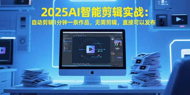 （15504期）2025AI智能剪辑实战：自动剪辑1分钟一条作品，无需剪辑，直接可以发布插图