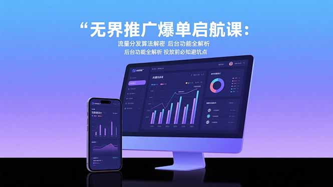 （15567期）无界推广爆单启航课：流量分发算法解密 后台功能全解析 投放前必知避坑点插图