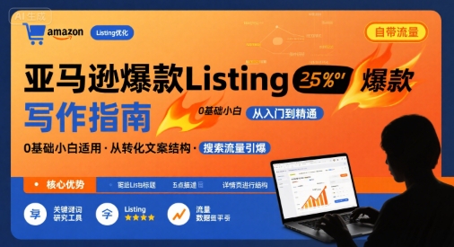亚马逊爆款Listing写作方法，亚马逊0基础小白也能写爆款自带流量的Listing插图