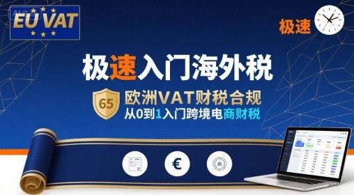 极速入门海外税，欧洲VAT财税合规，从0到1入门跨境电商财税插图