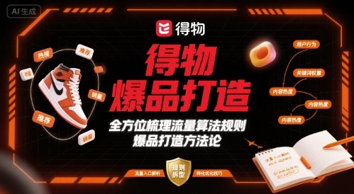 得物爆品打造，全方位梳理得物流量算法规则爆品打造规则插图