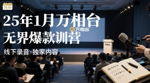 25年1月万相台无界爆款特训营线下录音插图